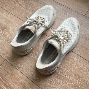 White Hoka One One Clifton